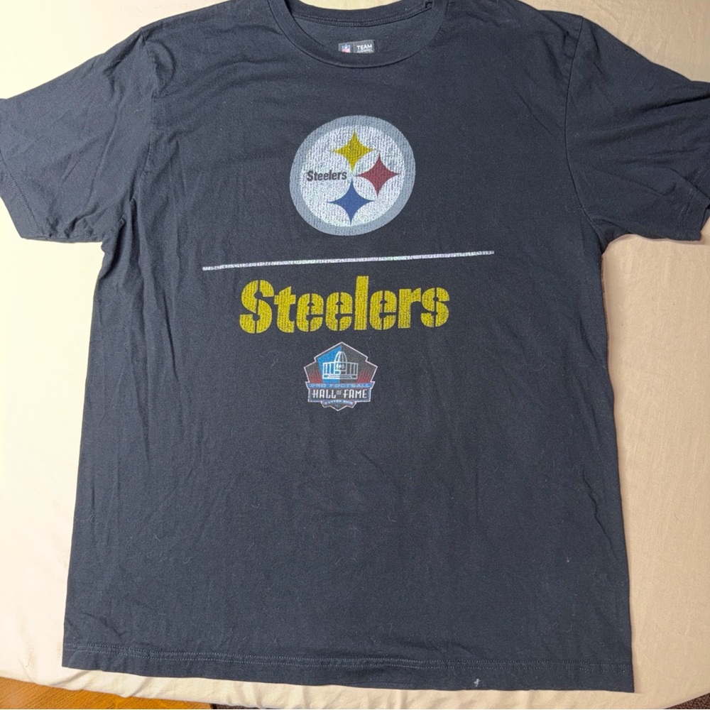 NFL Steelers Black Short Sleeve Tee